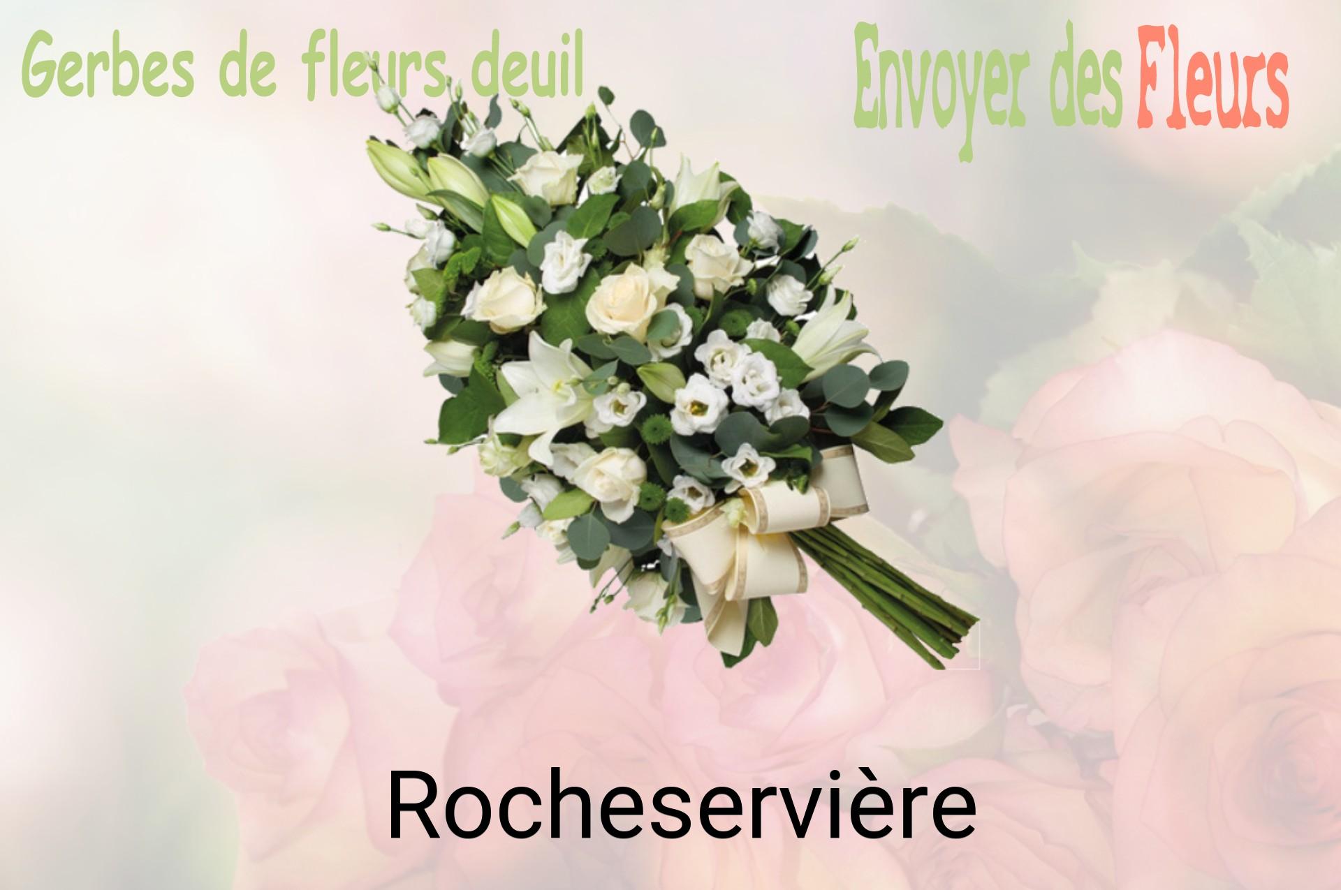 Gerbe de fleurs de deuil livrée à Rocheservière